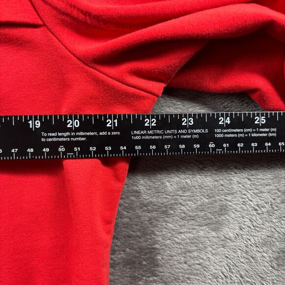 Ralph Lauren Active Women Hooded Jacket Sailing Patch Snap Close Red XL F196 - Picture 5 of 9